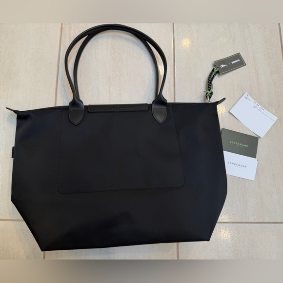 NWT Longchamp Le Pliage Energy Large Tote Bag in Black - Picture 2 of 14